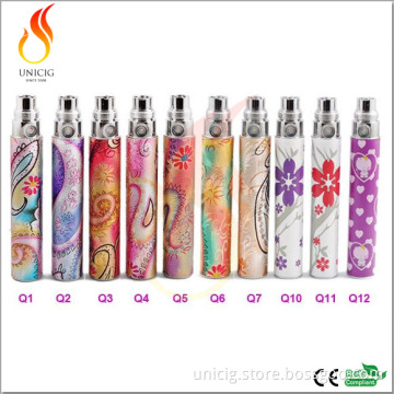 Top Quality Embossed E-Cig, EGO-Q Battery From Unicig (UNEQBT65)